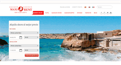 Desktop Screenshot of maxirentibiza.com